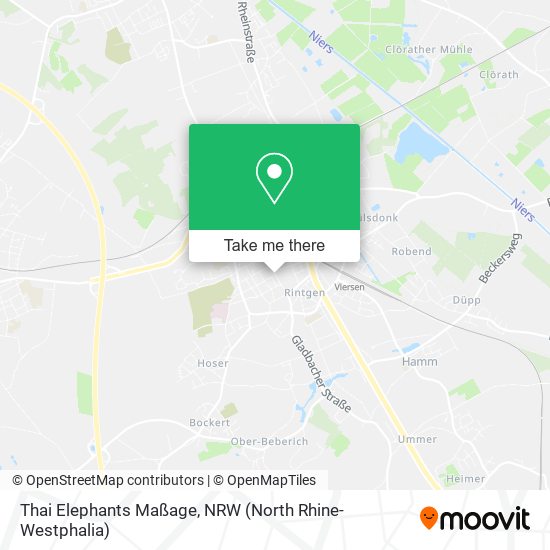 Thai Elephants Maßage map
