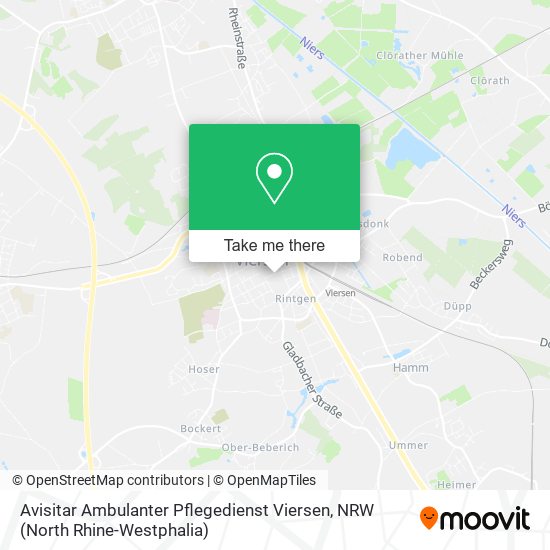 Avisitar Ambulanter Pflegedienst Viersen map