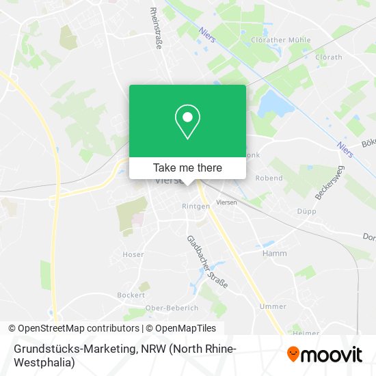 Grundstücks-Marketing map