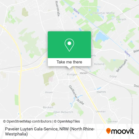 Карта Paveier Luyten Gala-Service