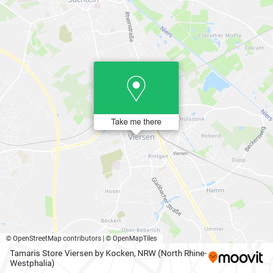 Tamaris Store Viersen by Kocken map