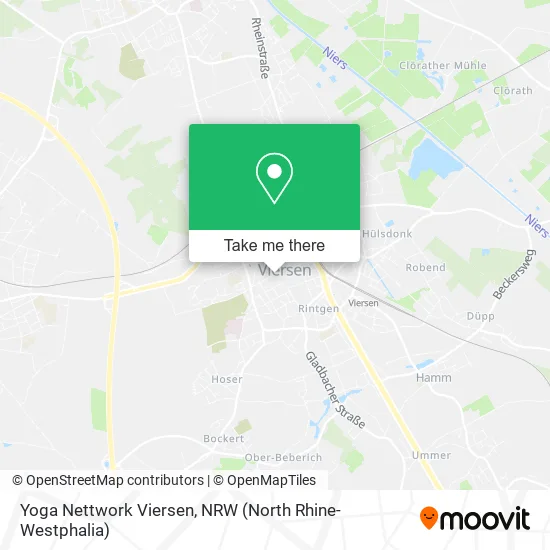 Карта Yoga Nettwork Viersen
