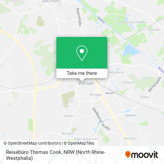 Карта Reisebüro Thomas Cook