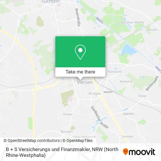 Карта B + S Versicherungs und Finanzmakler