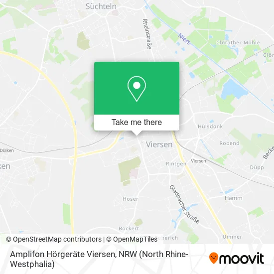 Amplifon Hörgeräte Viersen map