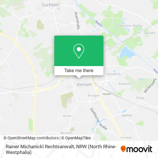 Rainer Michanickl Rechtsanwalt map