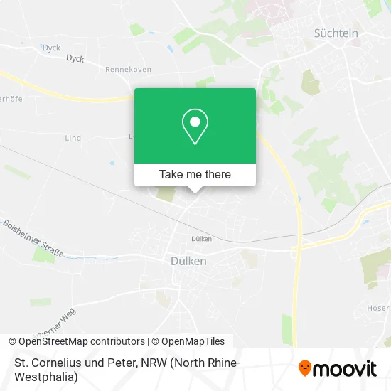 Карта St. Cornelius und Peter