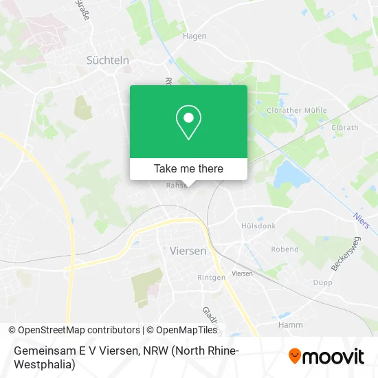Карта Gemeinsam E V Viersen