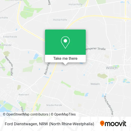 Ford Dienstwagen map