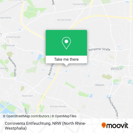 Corroventa Entfeuchtung map