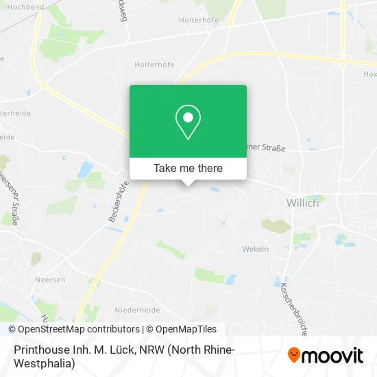 Printhouse Inh. M. Lück map