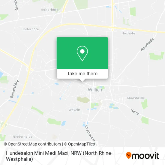 Hundesalon Mini Medi Maxi map