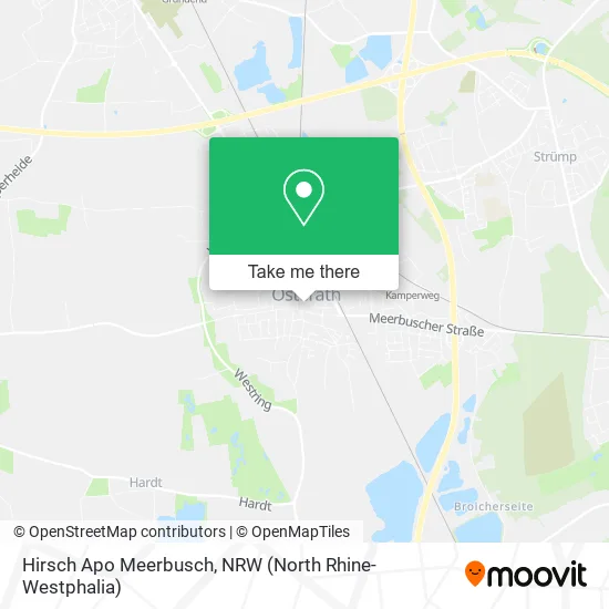 Hirsch Apo Meerbusch map