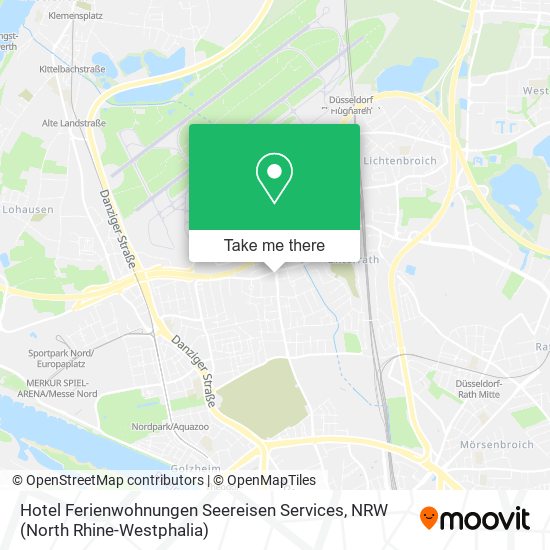 Hotel Ferienwohnungen Seereisen Services map