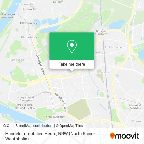 Handelsimmobilien Heute map