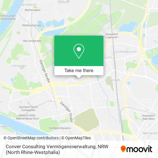 Карта Conver Consulting Vermögensverwaltung