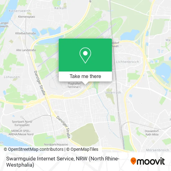 Карта Swarmguide Internet Service