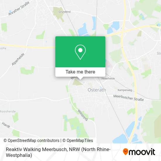 Reaktiv Walking Meerbusch map