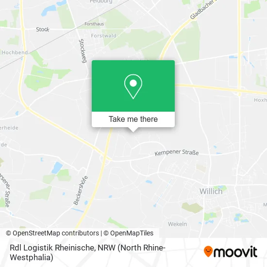 Карта Rdl Logistik Rheinische