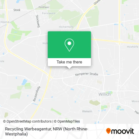 Карта Recycling Werbeagentur