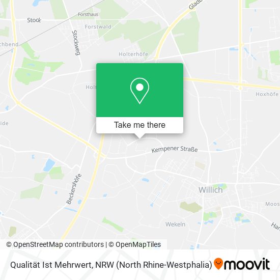 Qualität Ist Mehrwert map