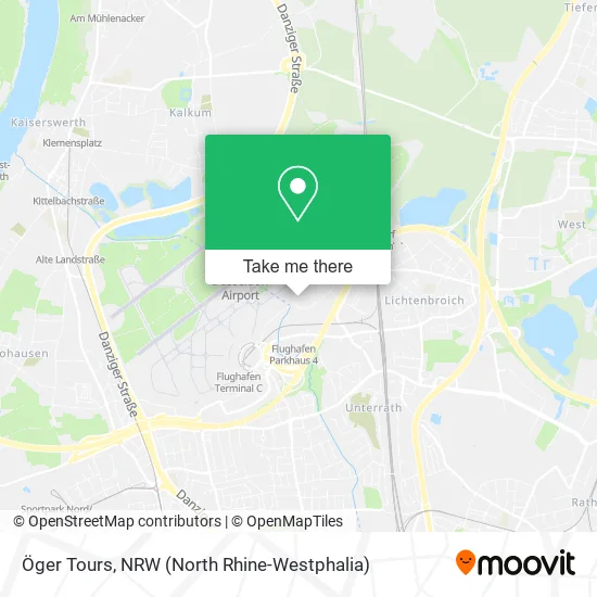 Карта Öger Tours