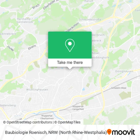 Карта Baubiologie Roenisch