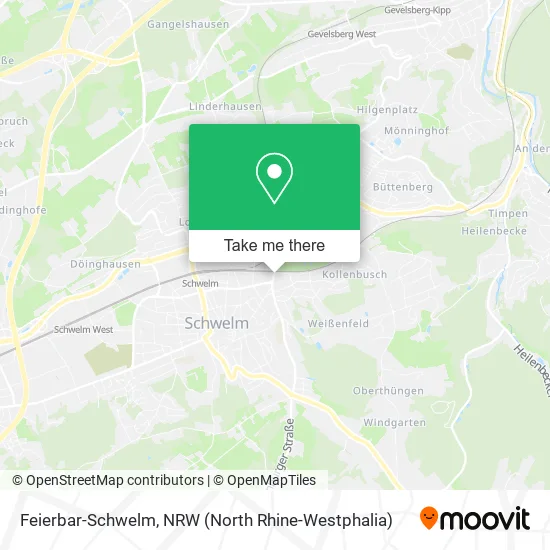 Карта Feierbar-Schwelm