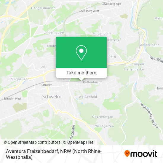 Карта Aventura Freizeitbedarf