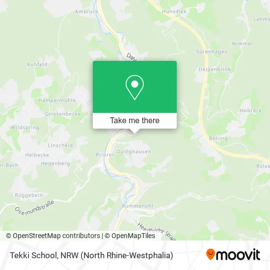 Карта Tekki School