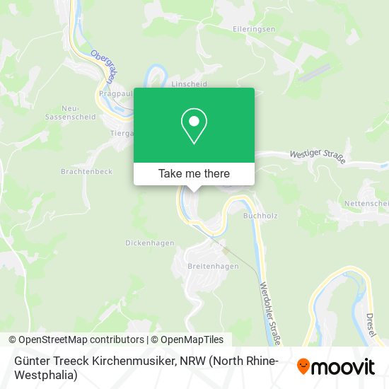 Günter Treeck Kirchenmusiker map