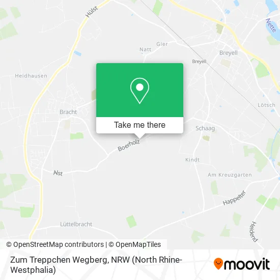 Карта Zum Treppchen Wegberg