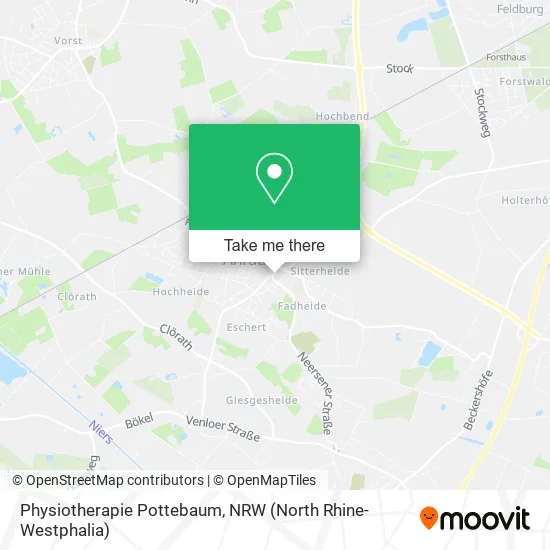 Карта Physiotherapie Pottebaum