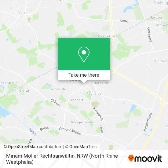 Карта Miriam Möller Rechtsanwältin