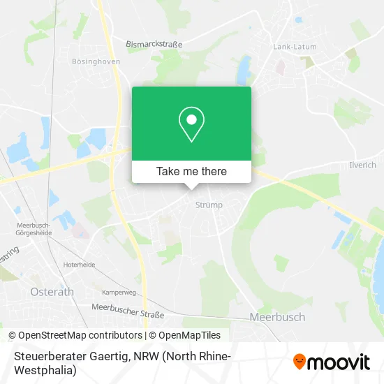 Карта Steuerberater Gaertig