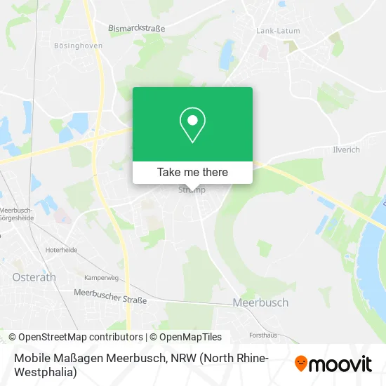 Карта Mobile Maßagen Meerbusch