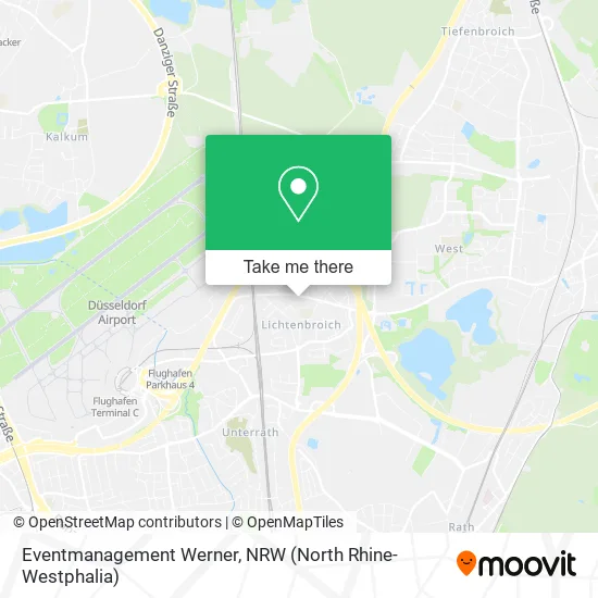 Карта Eventmanagement Werner