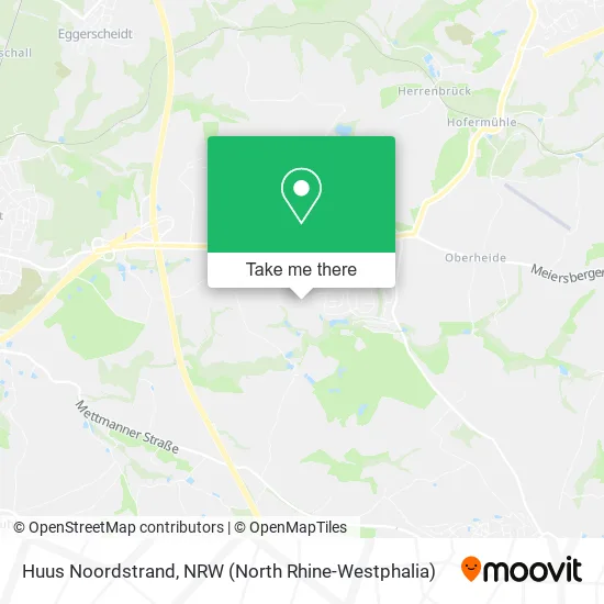 Huus Noordstrand map