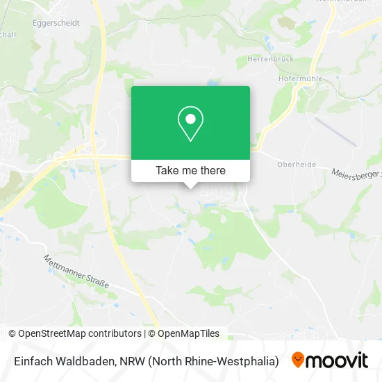 Карта Einfach Waldbaden