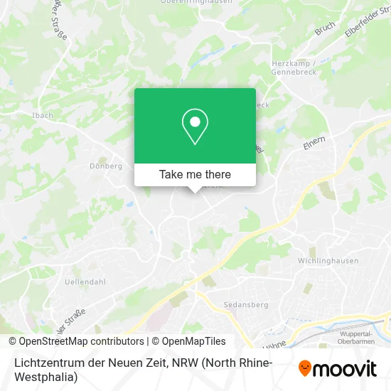 Lichtzentrum der Neuen Zeit map