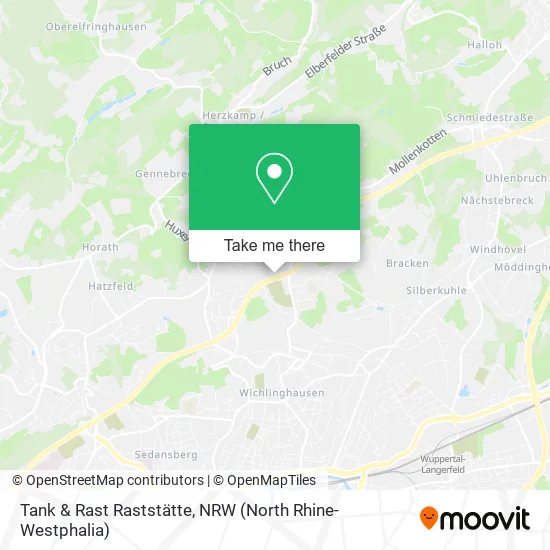 Карта Tank & Rast Raststätte