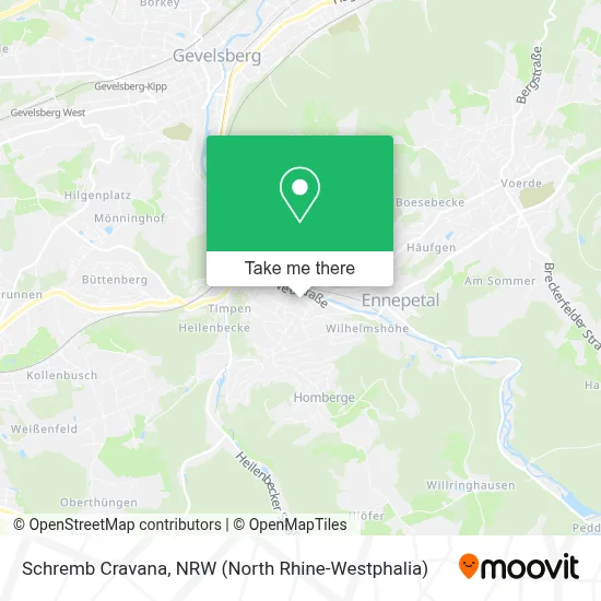 Schremb Cravana map