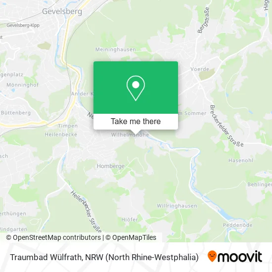 Карта Traumbad Wülfrath