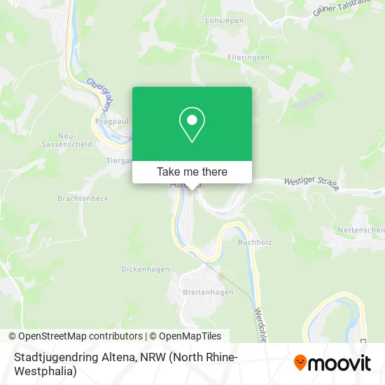 Карта Stadtjugendring Altena