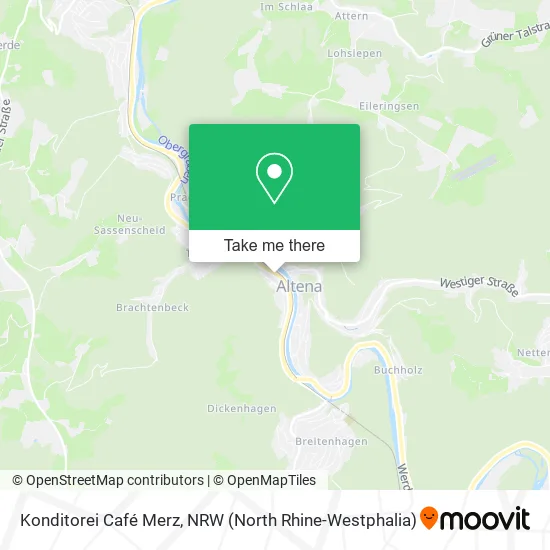 Карта Konditorei Café Merz