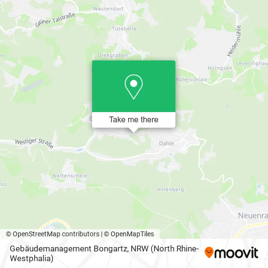 Карта Gebäudemanagement Bongartz