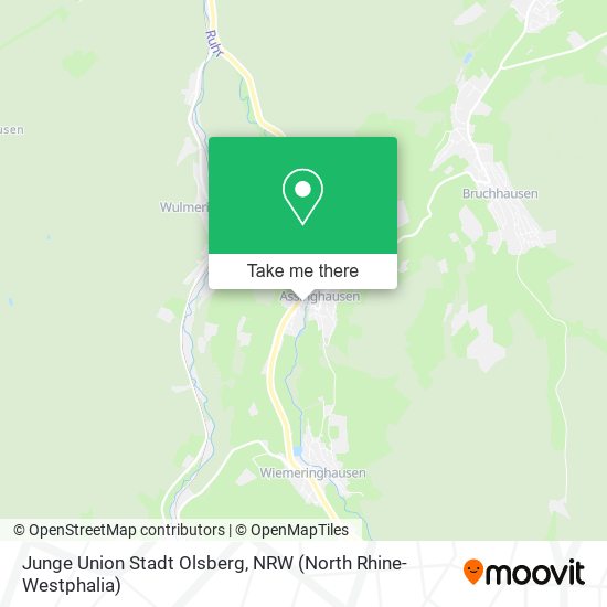 Junge Union Stadt Olsberg map
