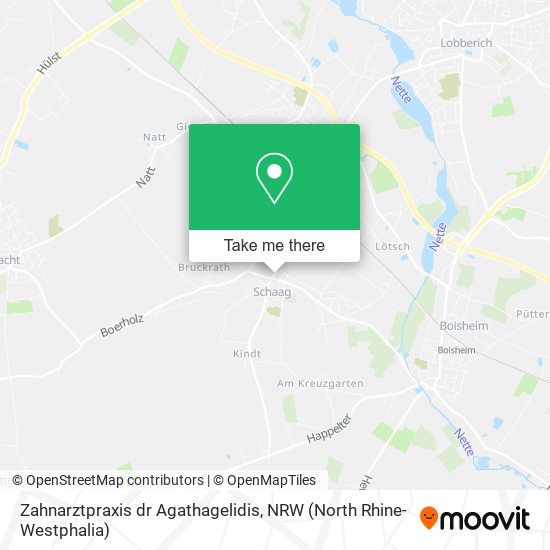 Zahnarztpraxis dr Agathagelidis map