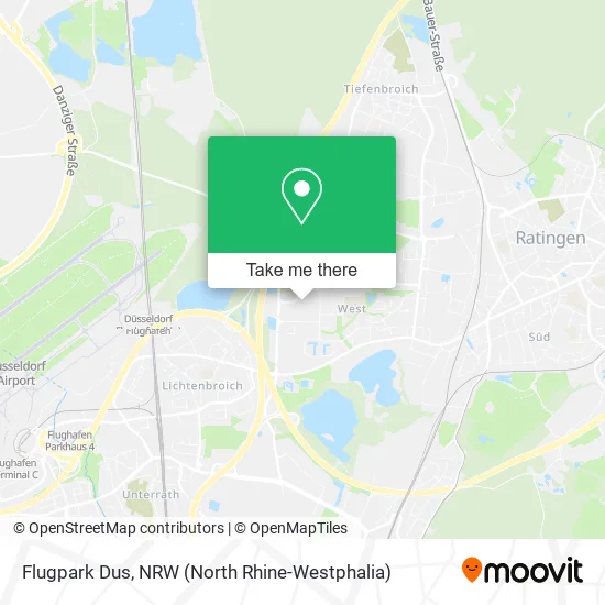 Карта Flugpark Dus