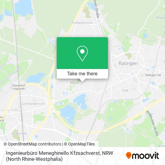 Ingenieurbüro Meneghinello Kfzsachverst map